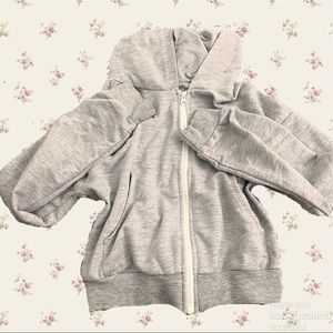 light grey crop top sweater